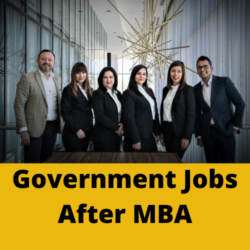 Government Jobs after MBA