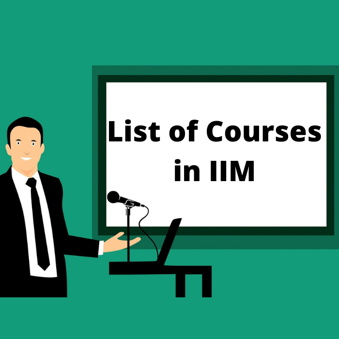 Courses in IIM