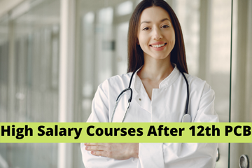 high salary courses after 12th PCB